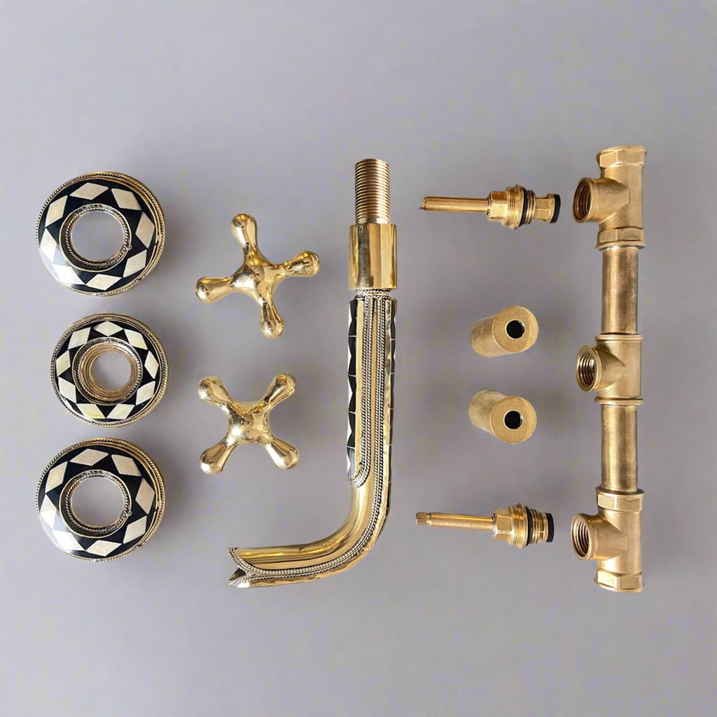 Wall Mount Inlay Bathroom Faucet