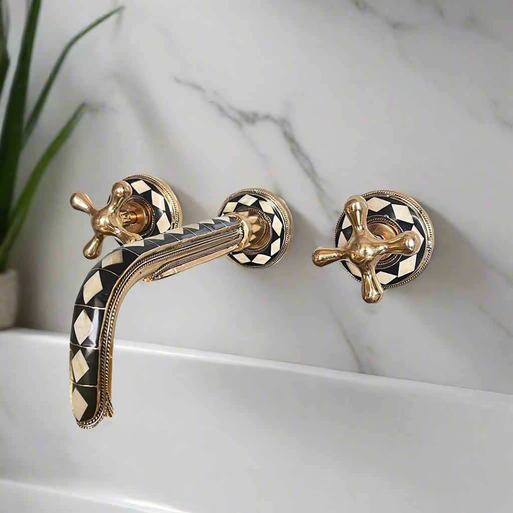 Wall Mount Inlay Bathroom Faucet