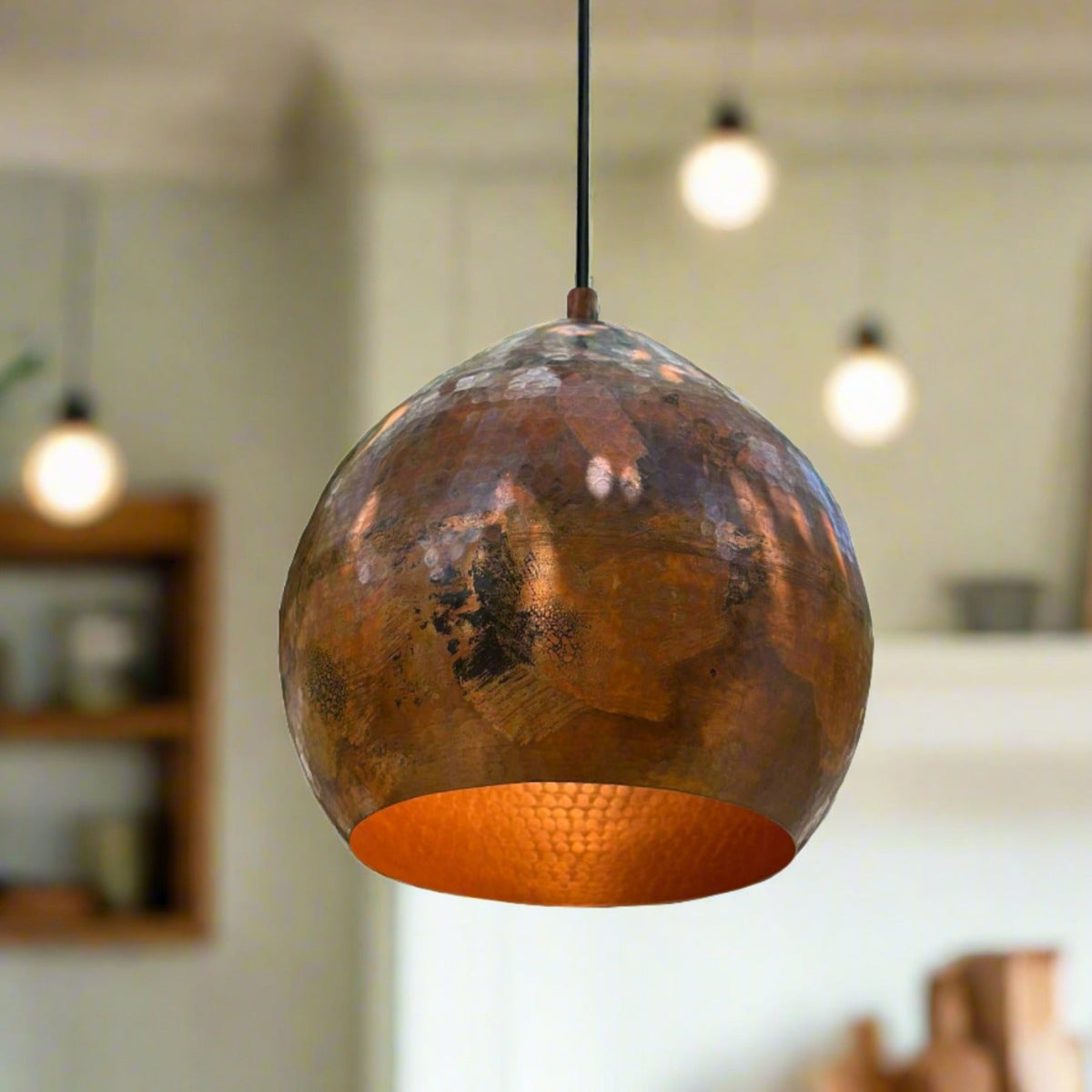 Copper Handmade pendant Light - Copper Lamp Shade - Zyla