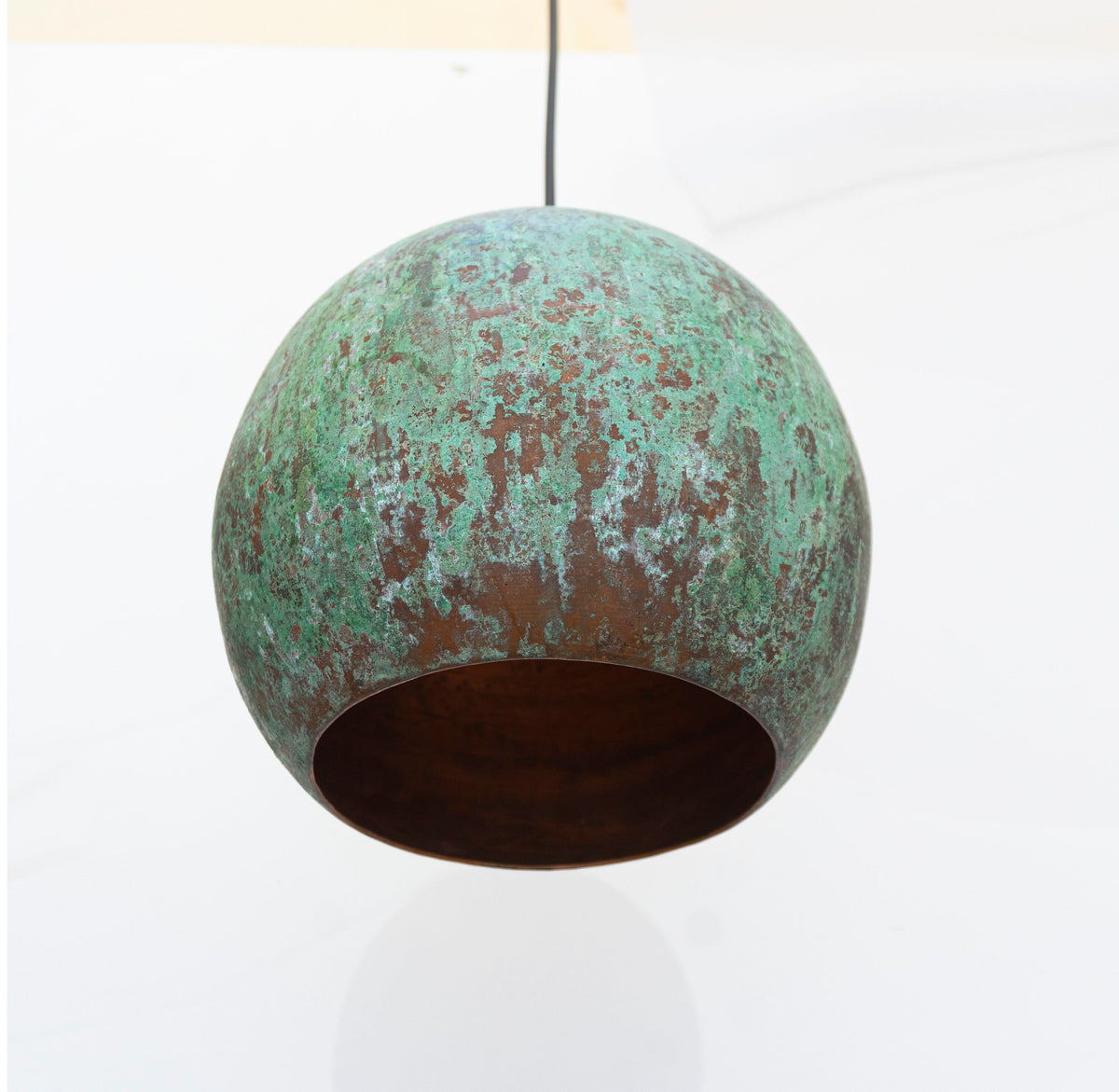 Copper Dome Pendant light Green Patina Kitchen Island Lights