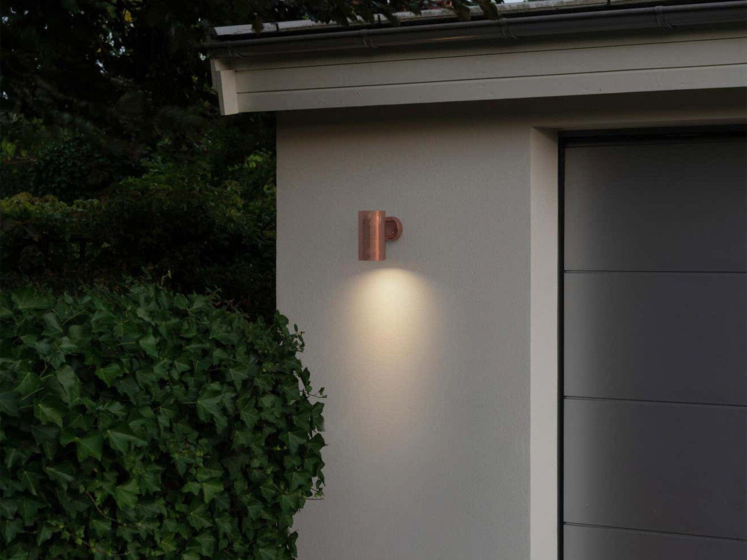 Outdoor Copper Sconce Lights - cylinder pendant light