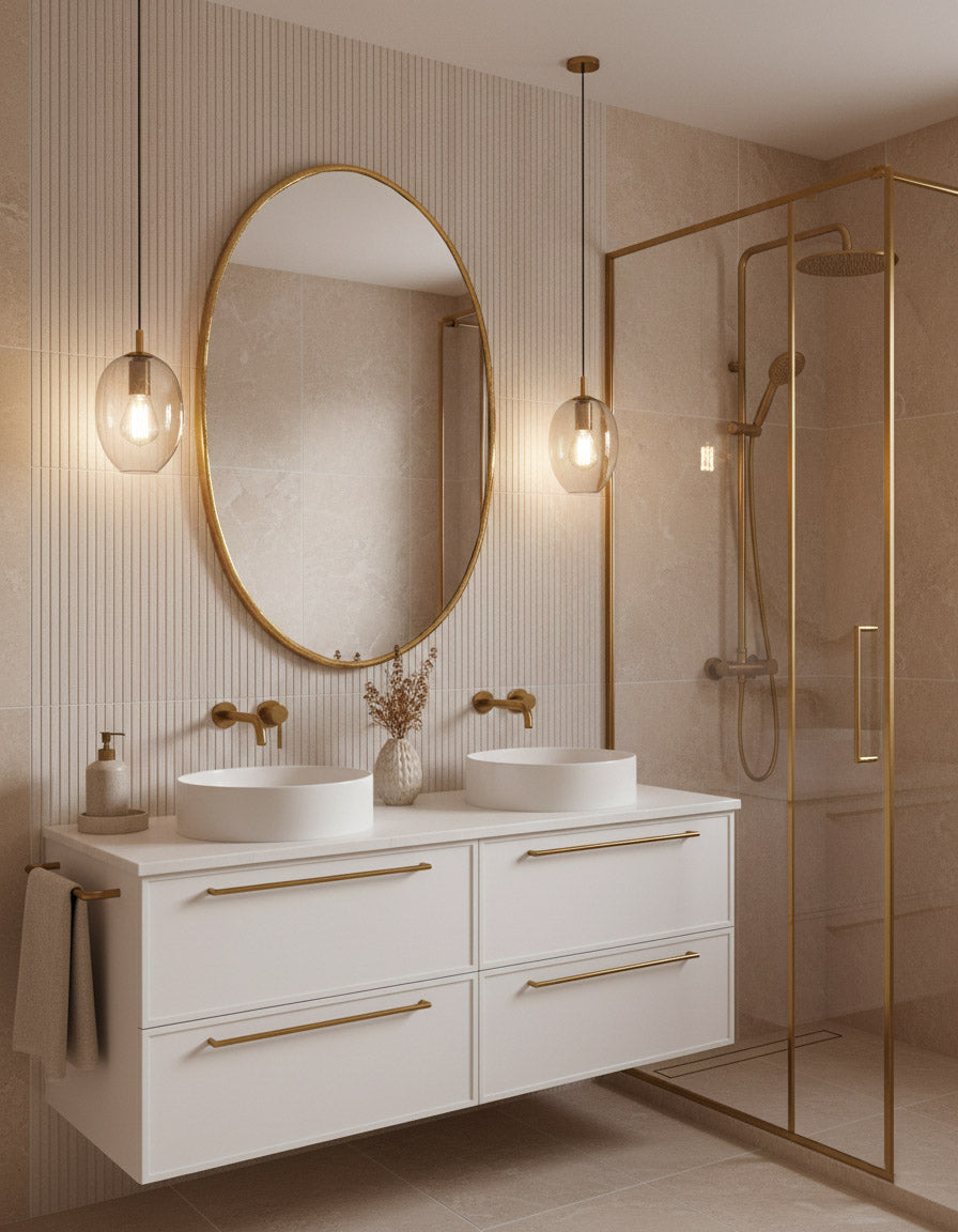 Varaudu Oval Antiqued Brass Mirror Unlacquered Brass Mirror 369099905 - Antique Brass Bathroom Mirror, Vanity Wall Decor