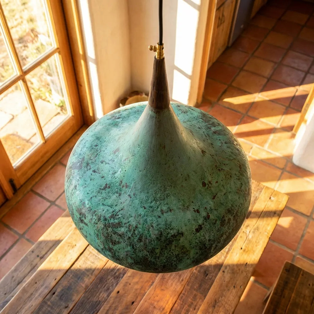 Vintage Copper Ceiling Light, Copper Pendant Lights For Kitchen Island