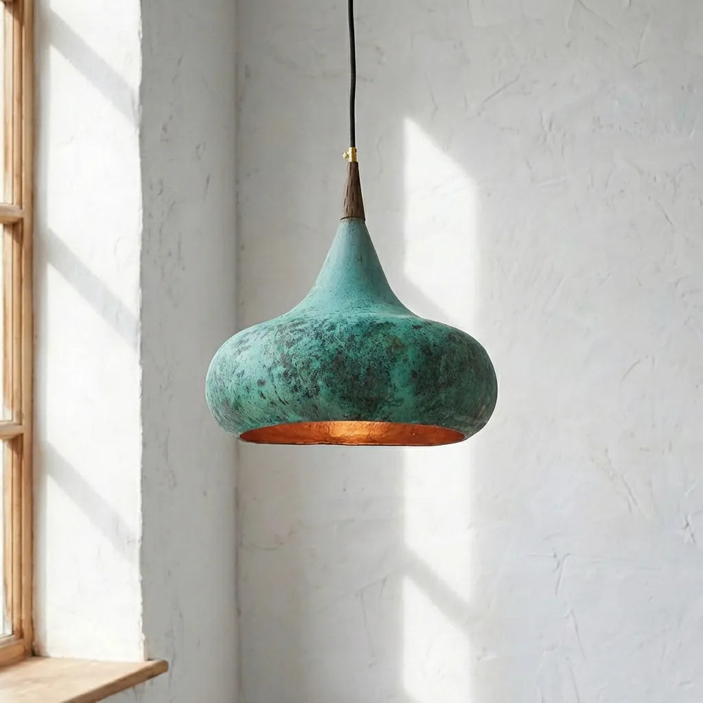 Vintage Copper Ceiling Light, Copper Pendant Lights For Kitchen Island