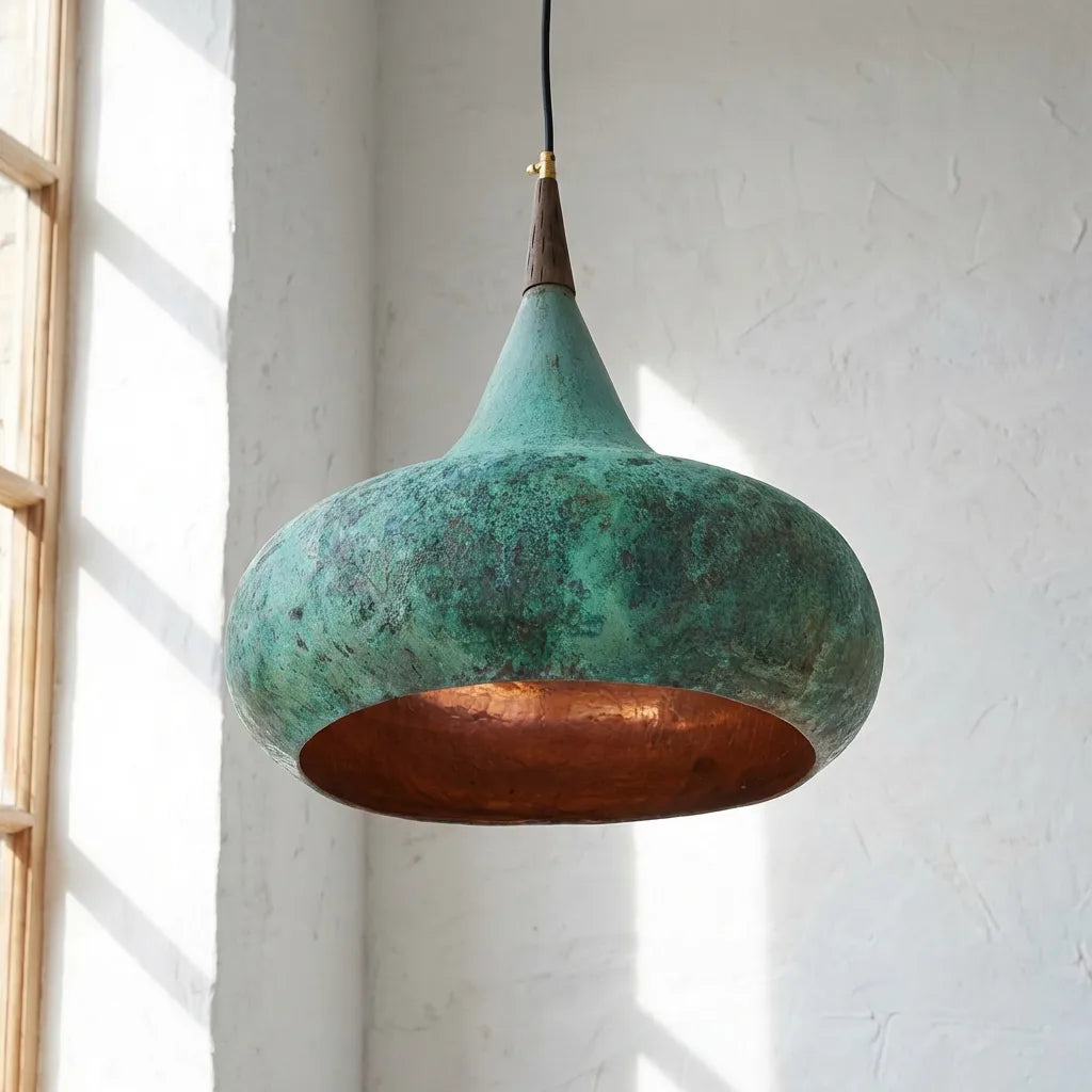 Vintage Copper Ceiling Light, Copper Pendant Lights For Kitchen Island