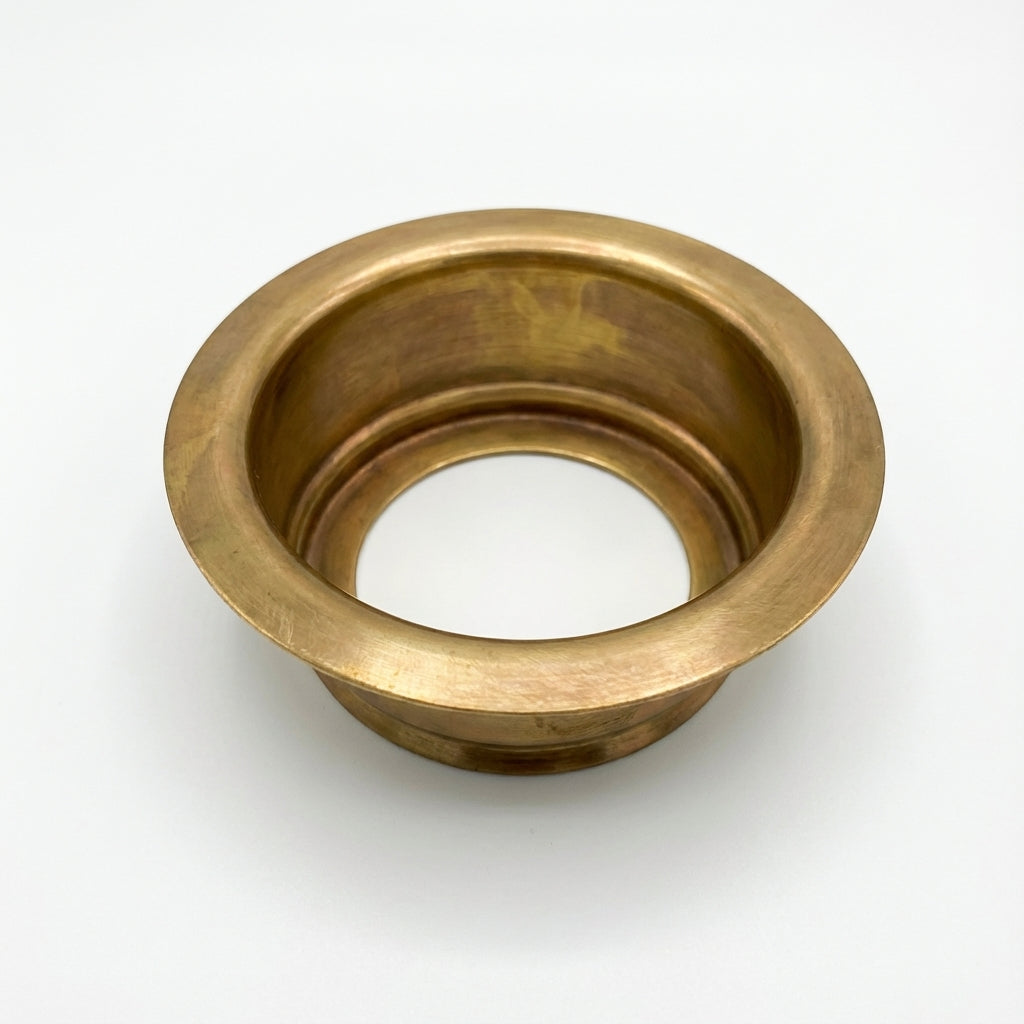 Unlacquered Brass Sink Disposal Flange & Basket Strainer