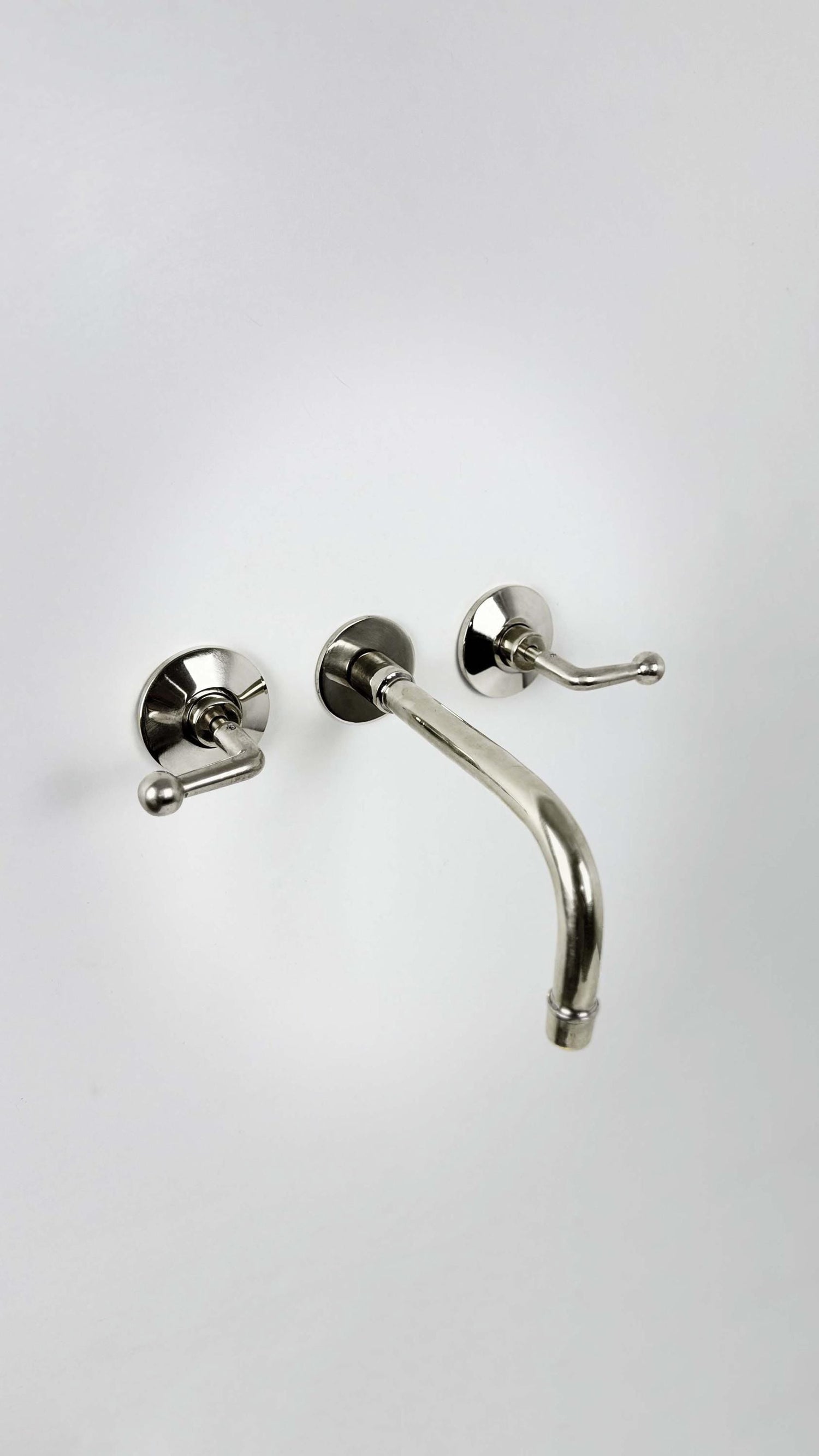 Brushed Nickel Bathroom Faucet - Wall Mount Bathroom Faucet