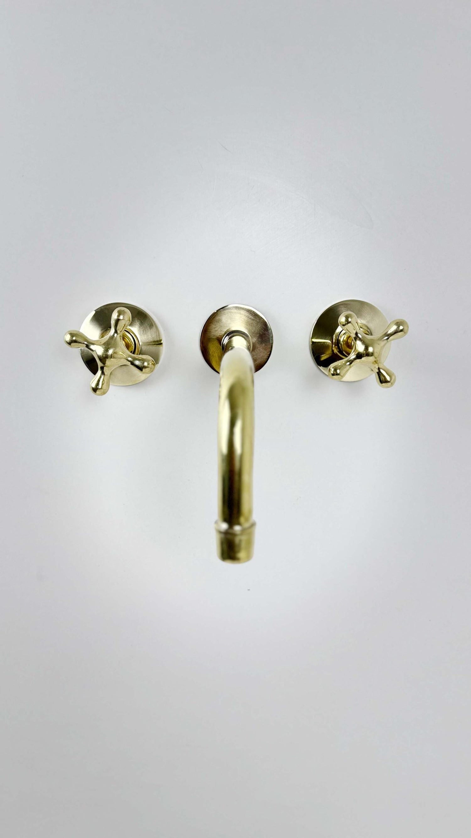 Unlacquered Brass Wall Mount Faucets - Bathtub Faucet