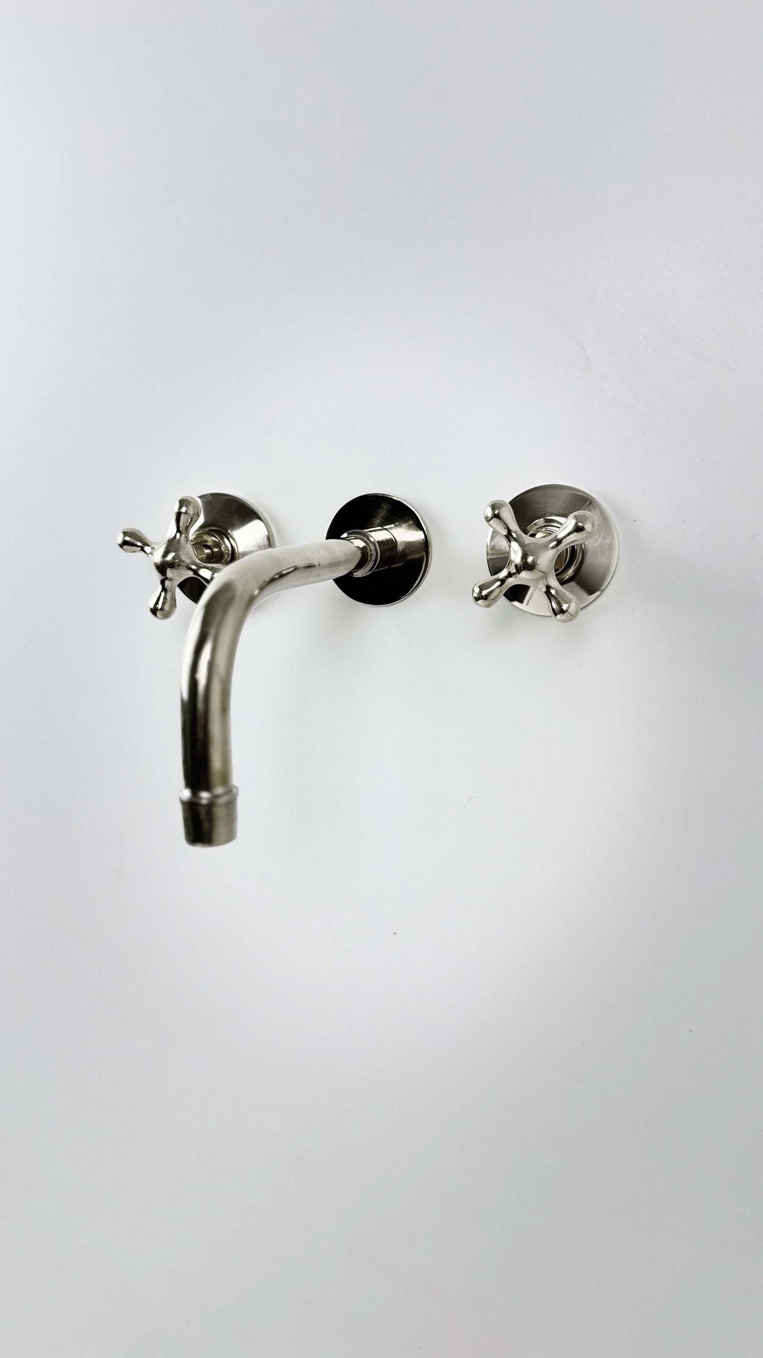 Brushed Nickel Bathroom Faucet - Polished Nickel Wall Mount Faucet