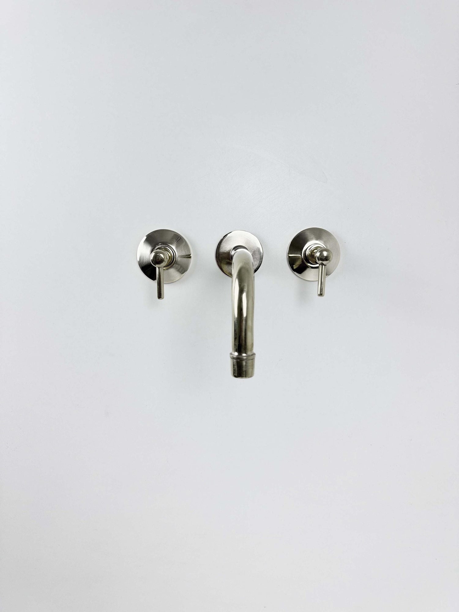 Brushed Nickel Bathroom Faucet - Wall Mount Faucet