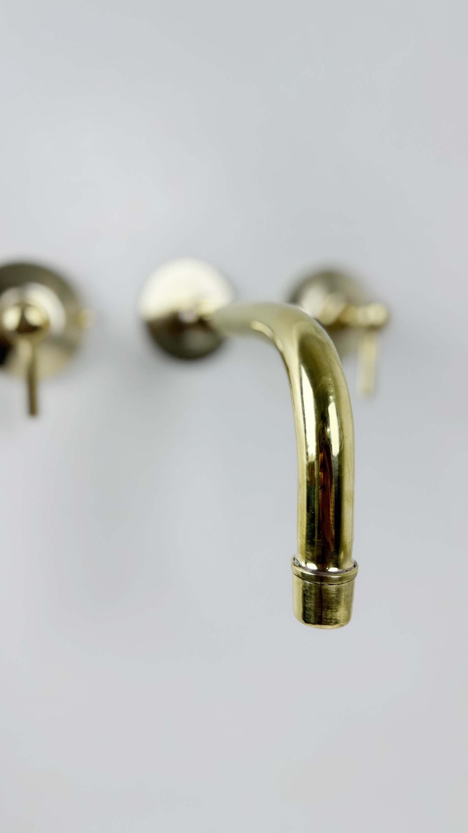 Unlacquered Brass Wall Mount Faucet