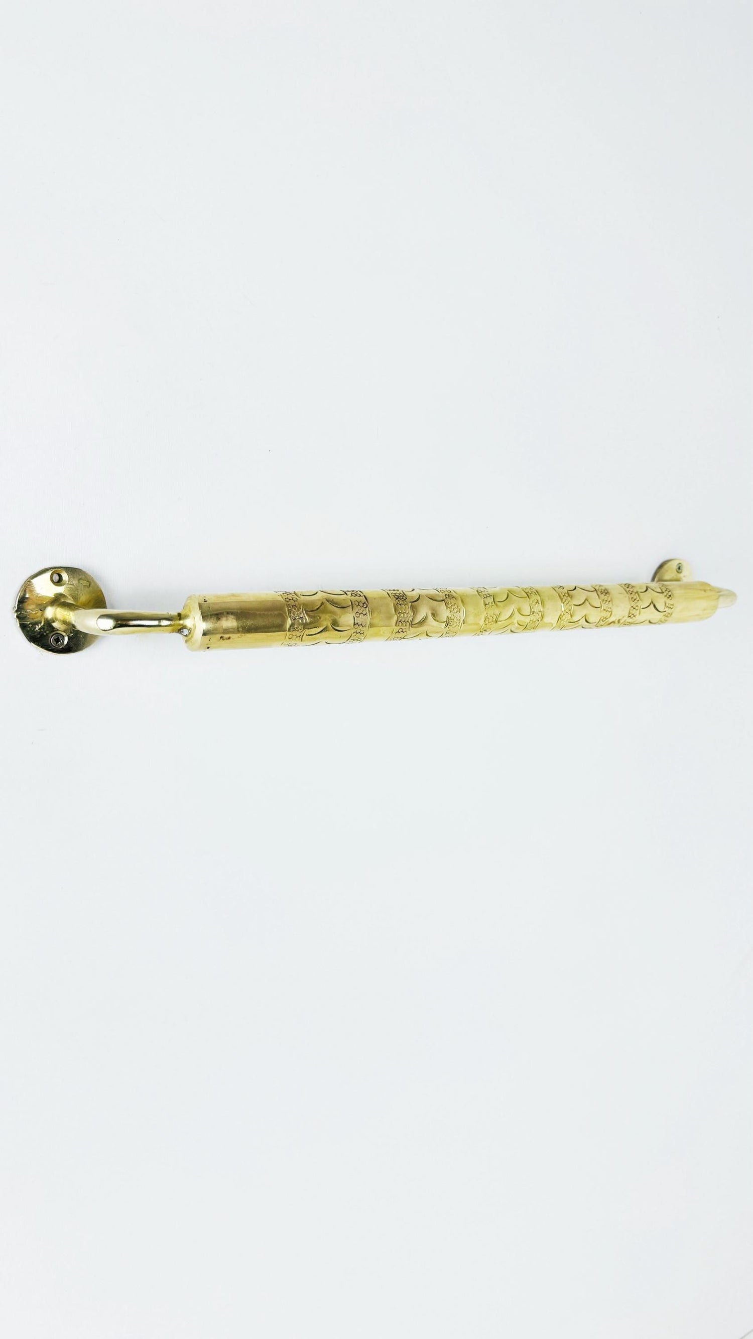 Unlacquered Brass Bathroom Towel Holder