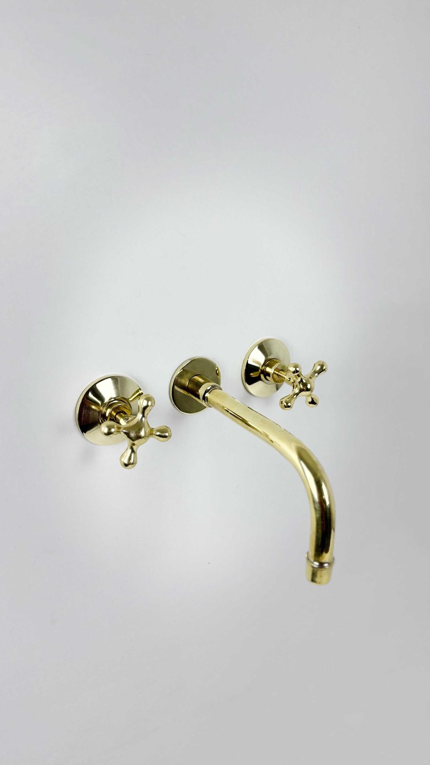 Unlacquered Brass Wall Mount Faucets - Bathtub Faucet