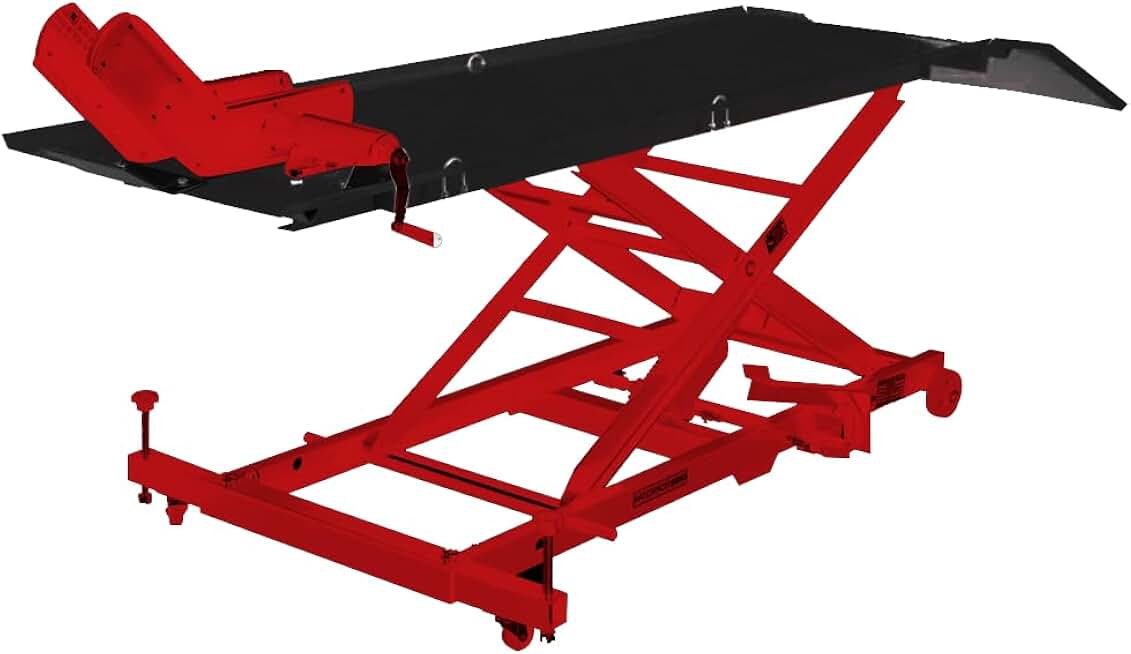 KATOOL Motorcycle Lift ATV 1000 lbs Pedal Hydraulic Pump Lift Table 26