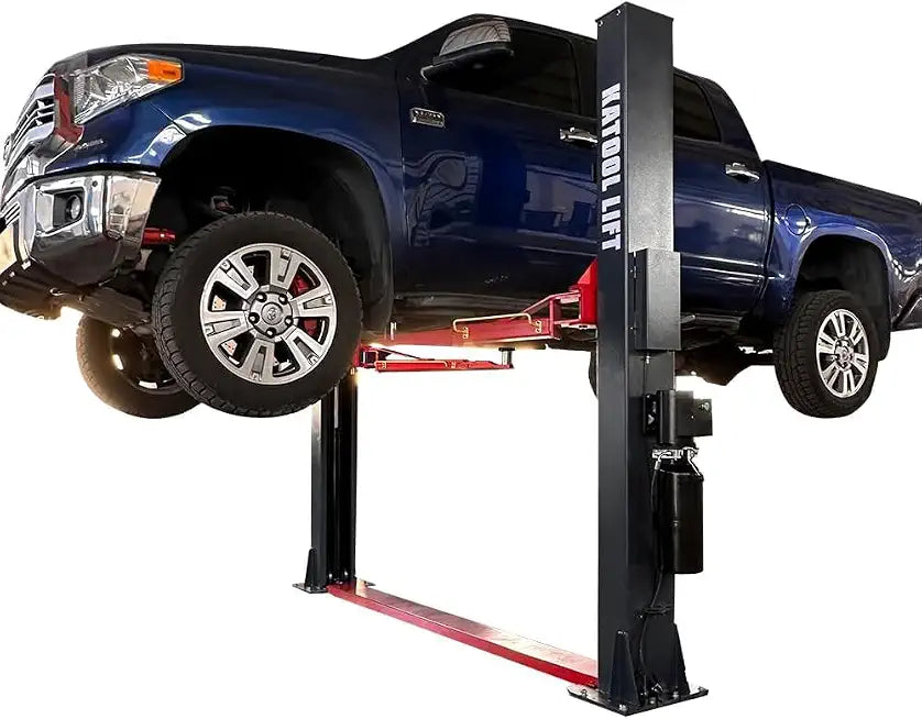 KATOOL 2 Post Lift 4.0HP 12000lbs Single Point Lock Release Car Lift Automotive Lift Truck Hoist 2 Post Car Lift for Repair Store (12000lbs, Gray)
