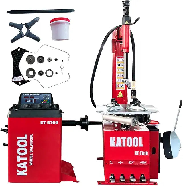 KATOOL 2.0HP Tire Changer Machine Combo Bead Blaster Tire Machine Wheel Balancer Machine Tire Changer Wheel Changers Machine (Combo)