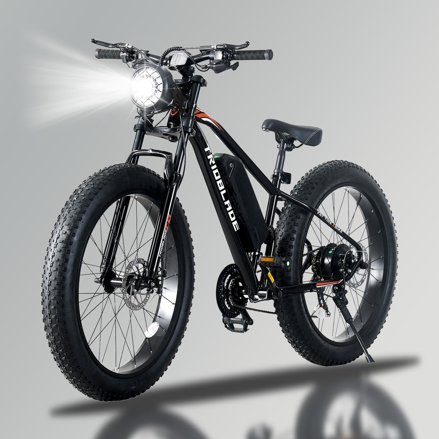 Electric Bike for Adults, Fat Tire Electric Mountain Bike with 250W Motor, 36V 10.4Ah Battery,