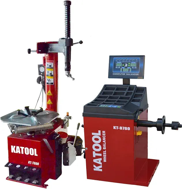 KATOOL Tire Changer Machine | Wheel balancer Combo 2.0HP Inside Clamp 14