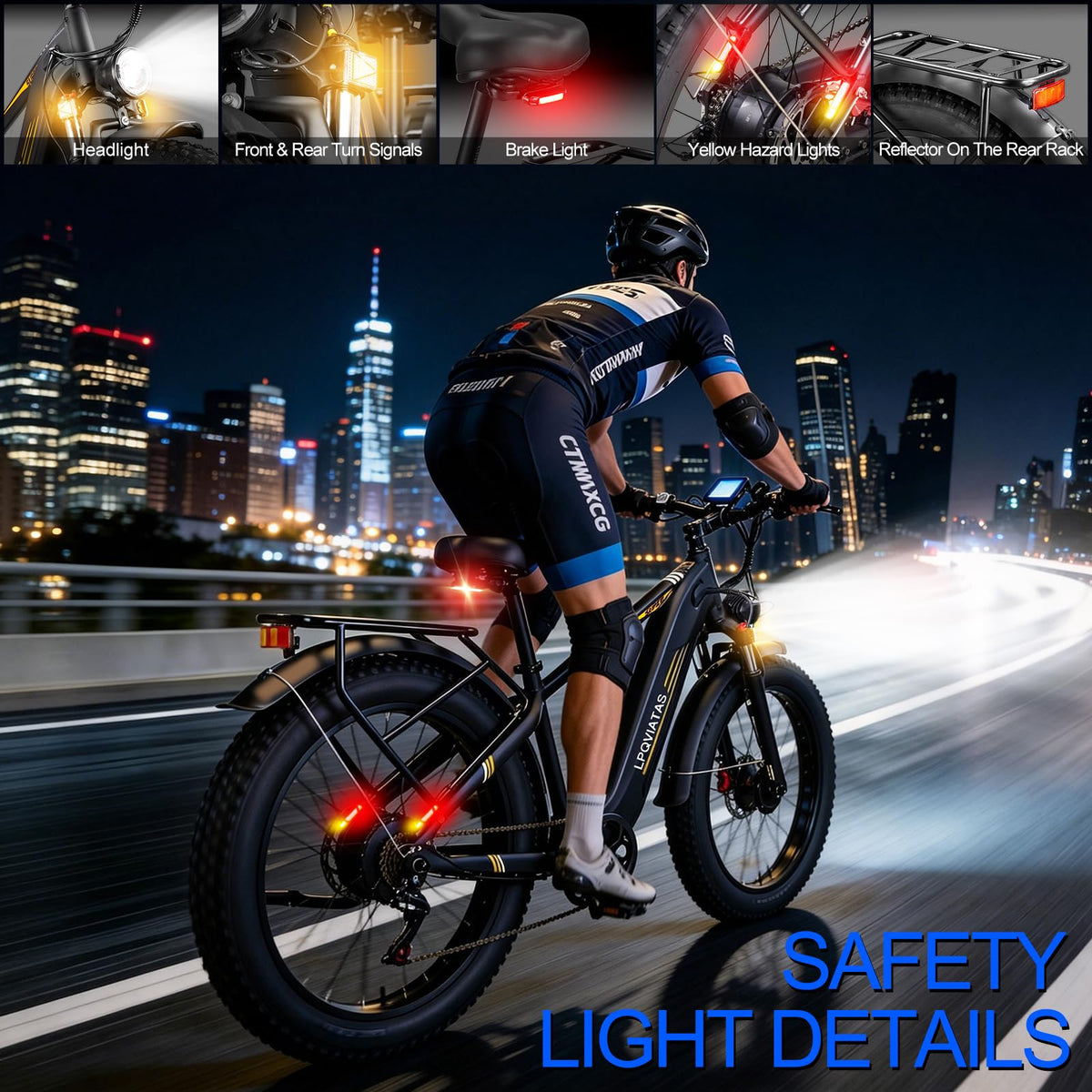8000W-Peak Dual Motor Electric Bike for Adults,52V 26AH Battery Max 50MPH Up To 100 Miles