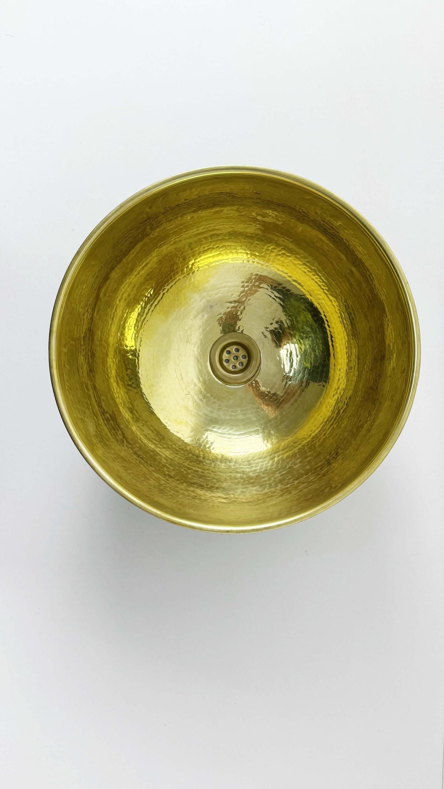 Hammered Brass Vessel Sink