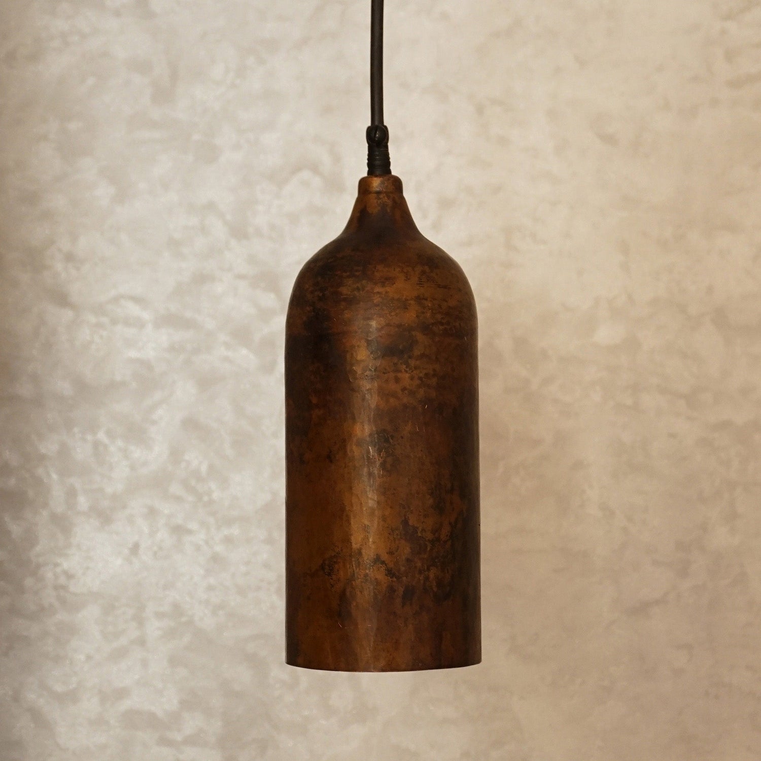 Small Copper Farmhouse Pendant Light