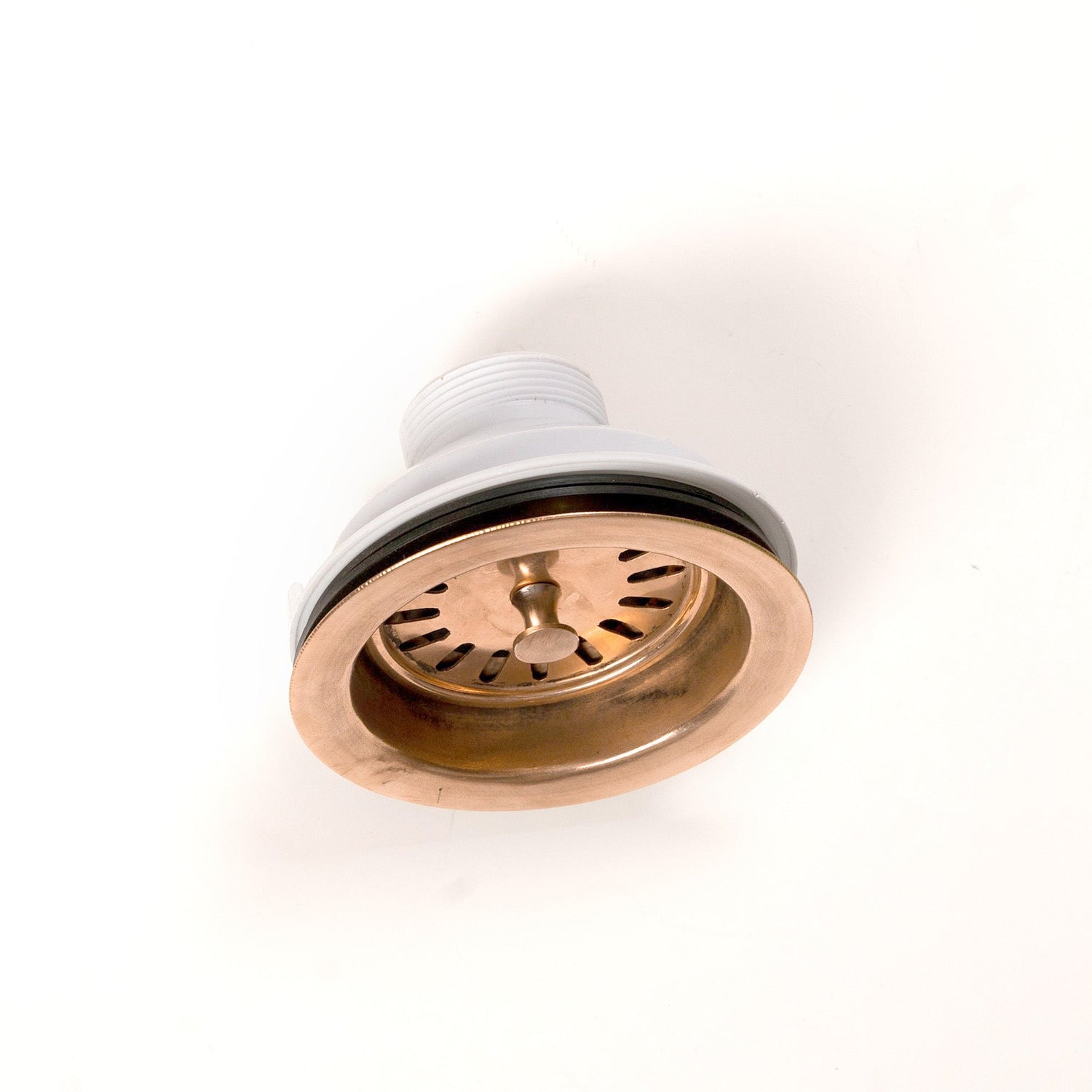 Copper Kitchen Drain Sink, Solid Copper Basket Strainer