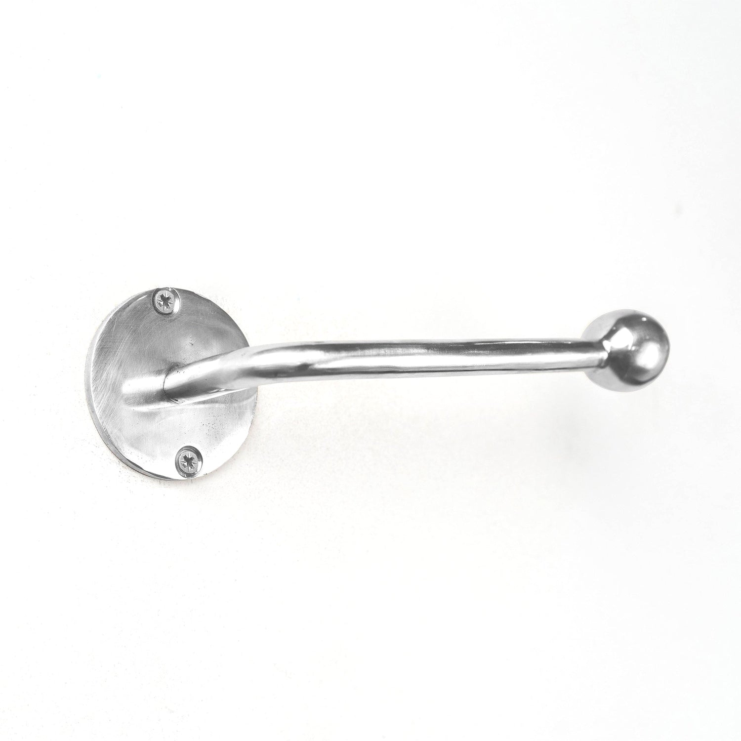 Nickel paper towel holder, Handmade Wall Mounted Nickel Toilet Roll Holder