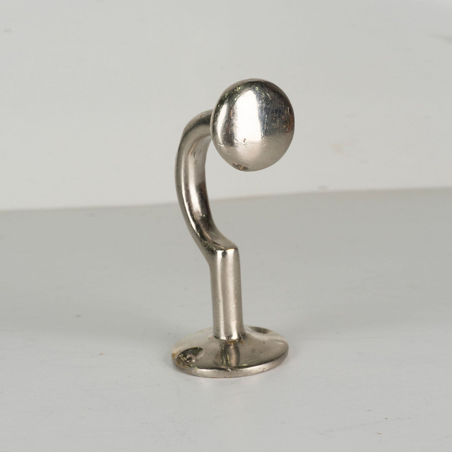 Set of 3 Wall Mount Decorative Coat Hooks In Chrome Finish