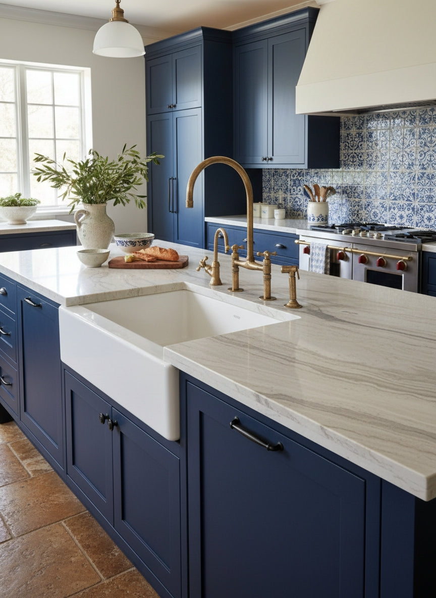 Unlacquered Brass Kitchen Faucet - 8