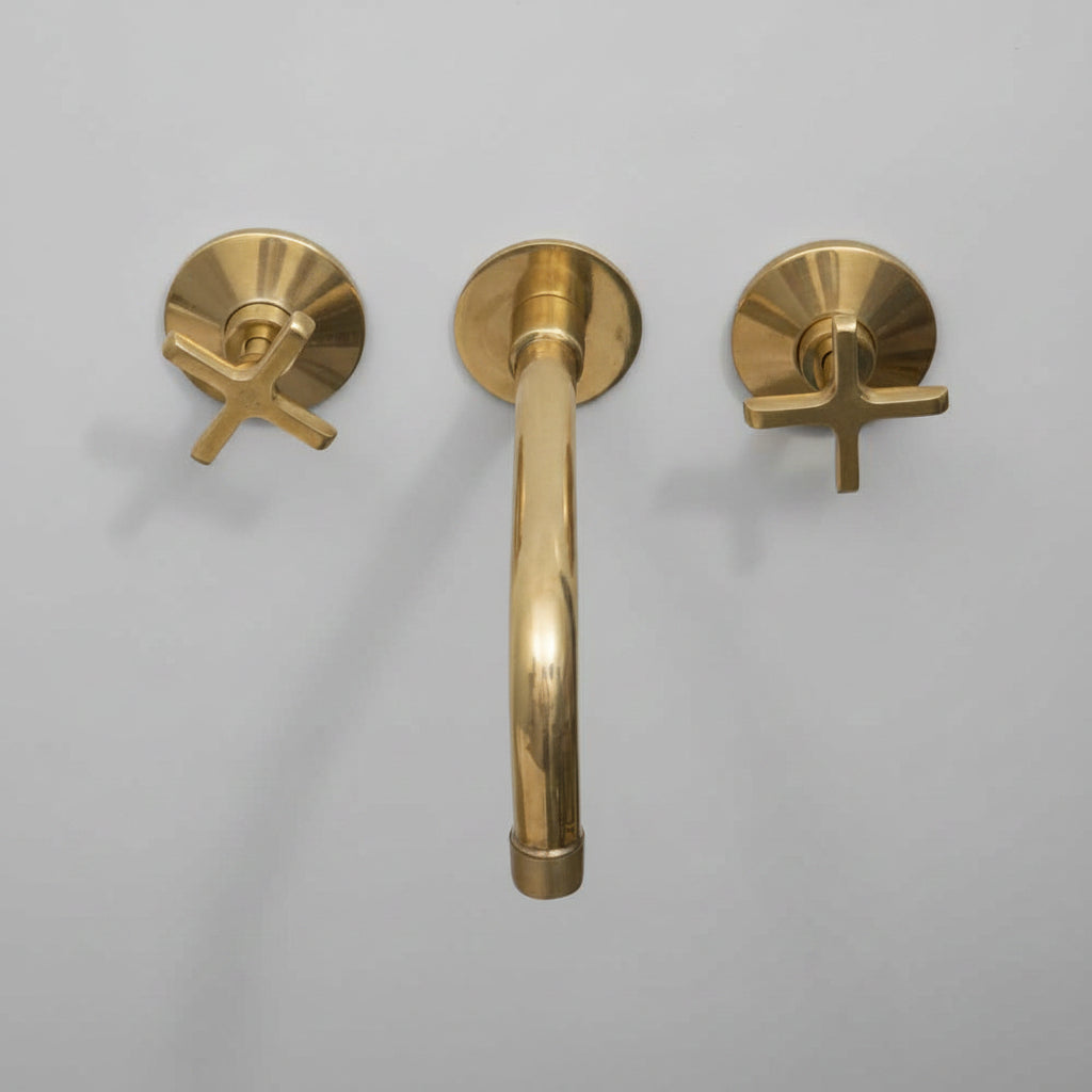 Wall Mount Bathroom Faucets - Antique Brass Bathroom Faucets