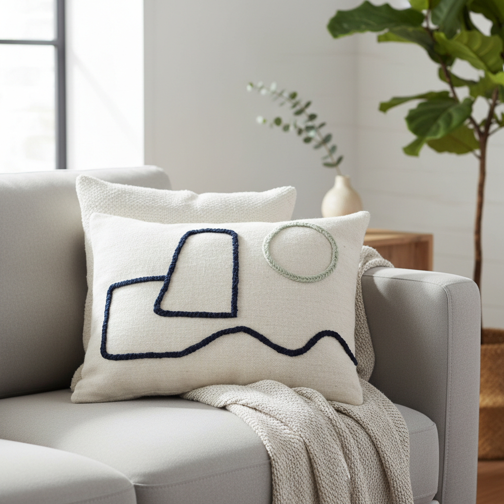 Authentic Pillow Cover for Modern Bohemian Decor