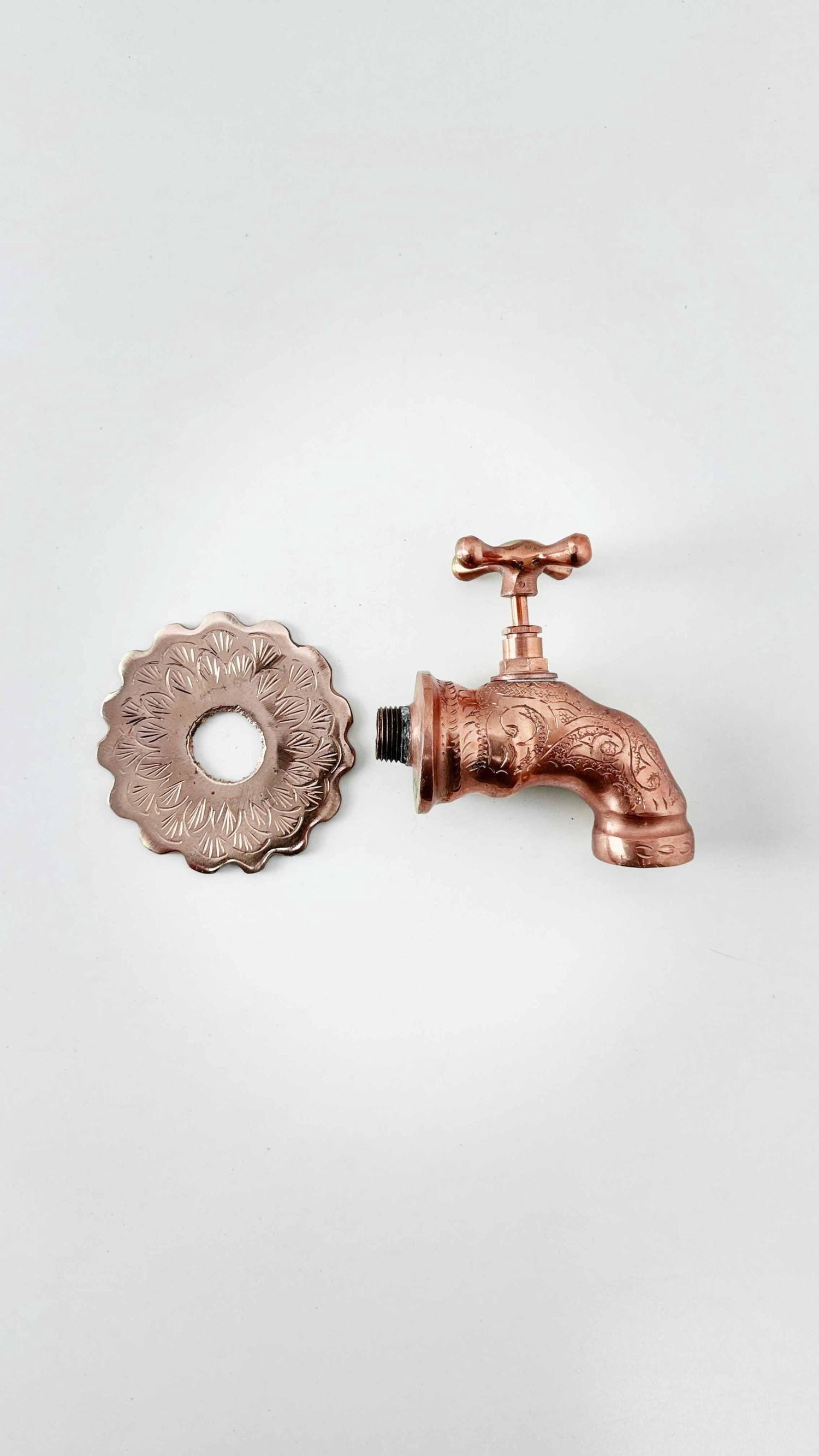 Copper Water Tap - Wall Mount Faucet