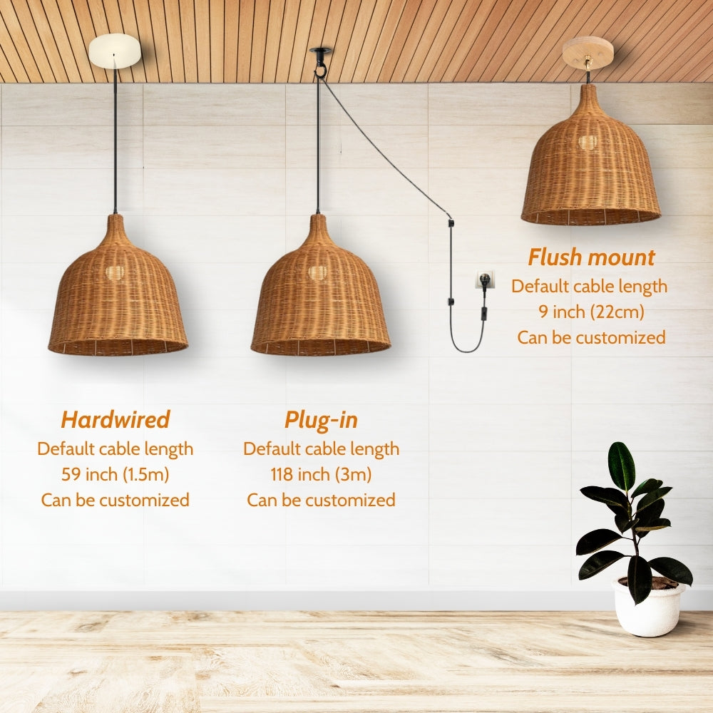 Moby Dick Wabi Sabi Pendant Light