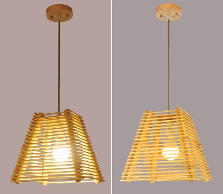 Arana Small Bamboo Pendant Light