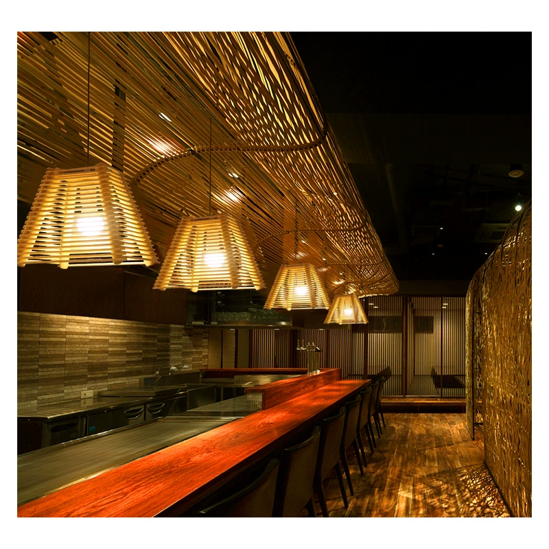 Arana Small Bamboo Pendant Light