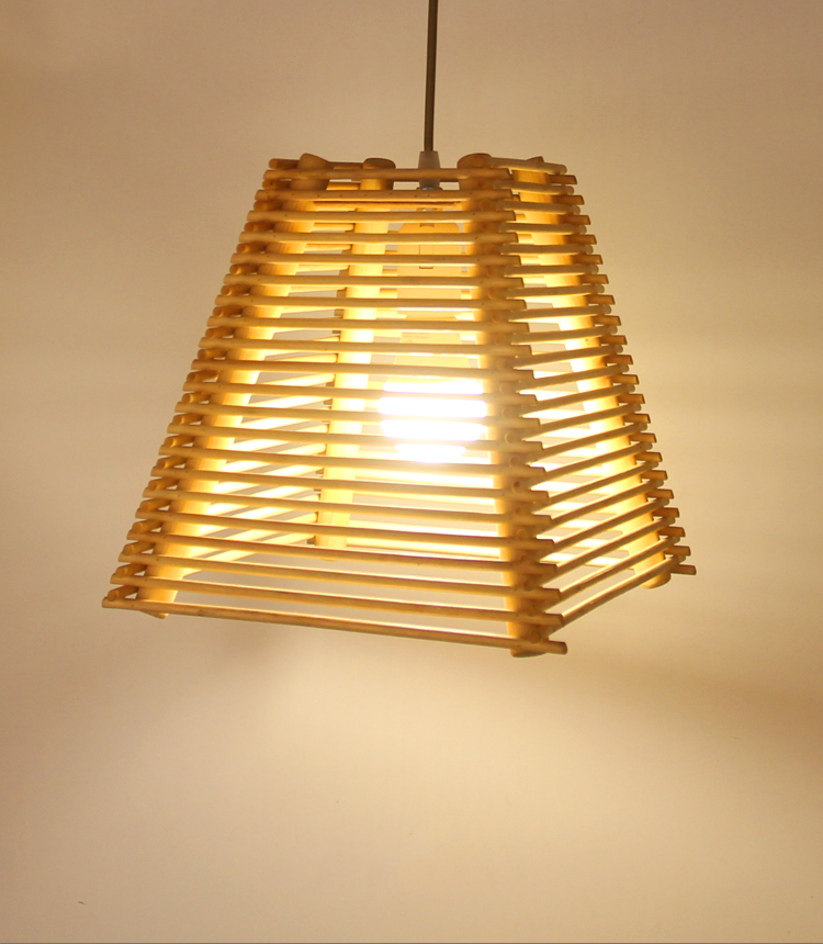Arana Small Bamboo Pendant Light