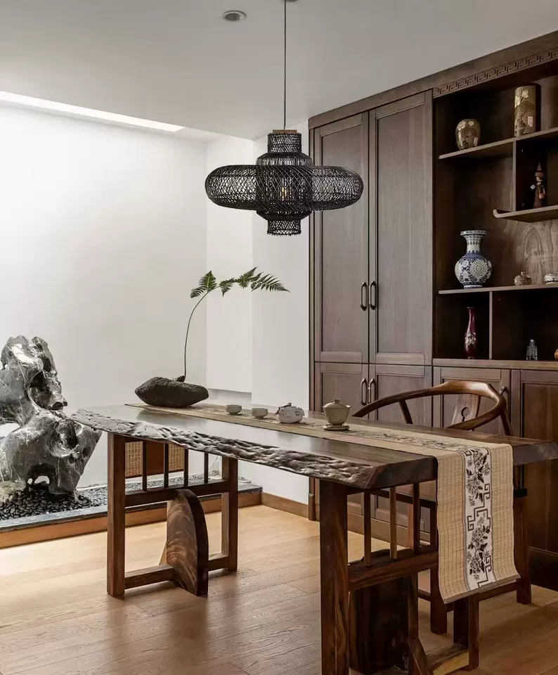 Organo Woven Bamboo Pendant Light