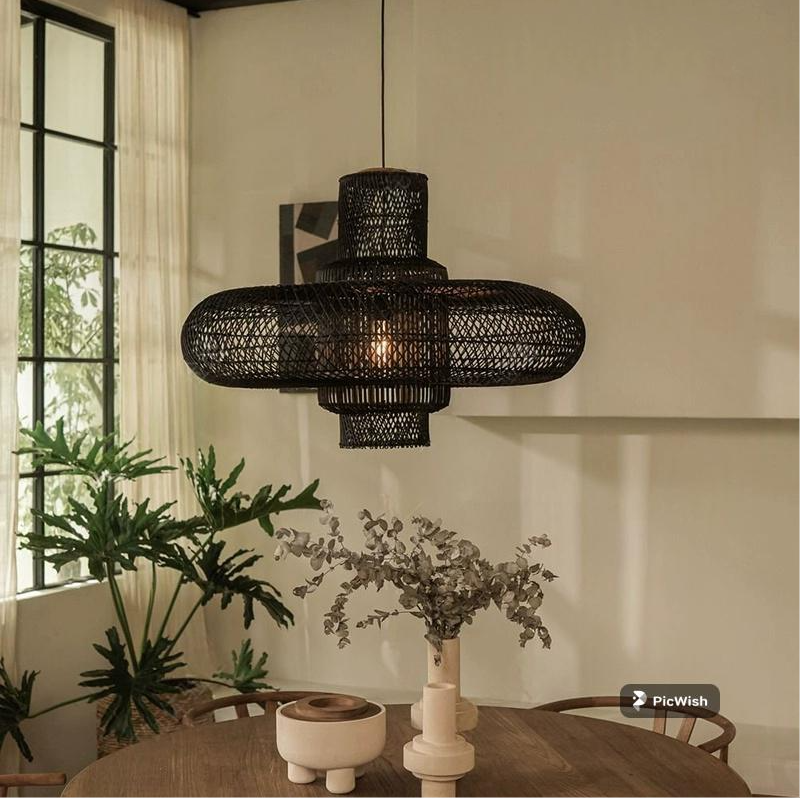 Organo Woven Bamboo Pendant Light