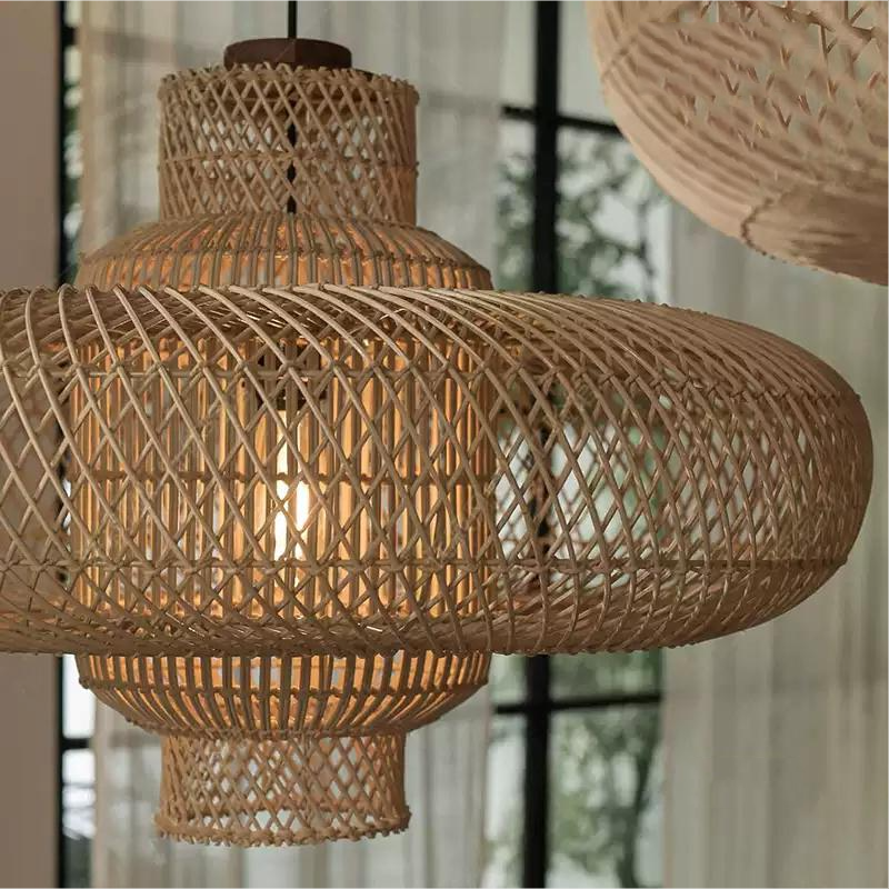 Organo Woven Bamboo Pendant Light