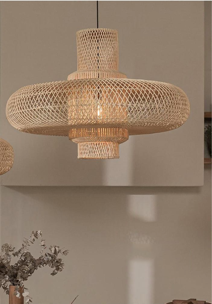 Organo Woven Bamboo Pendant Light