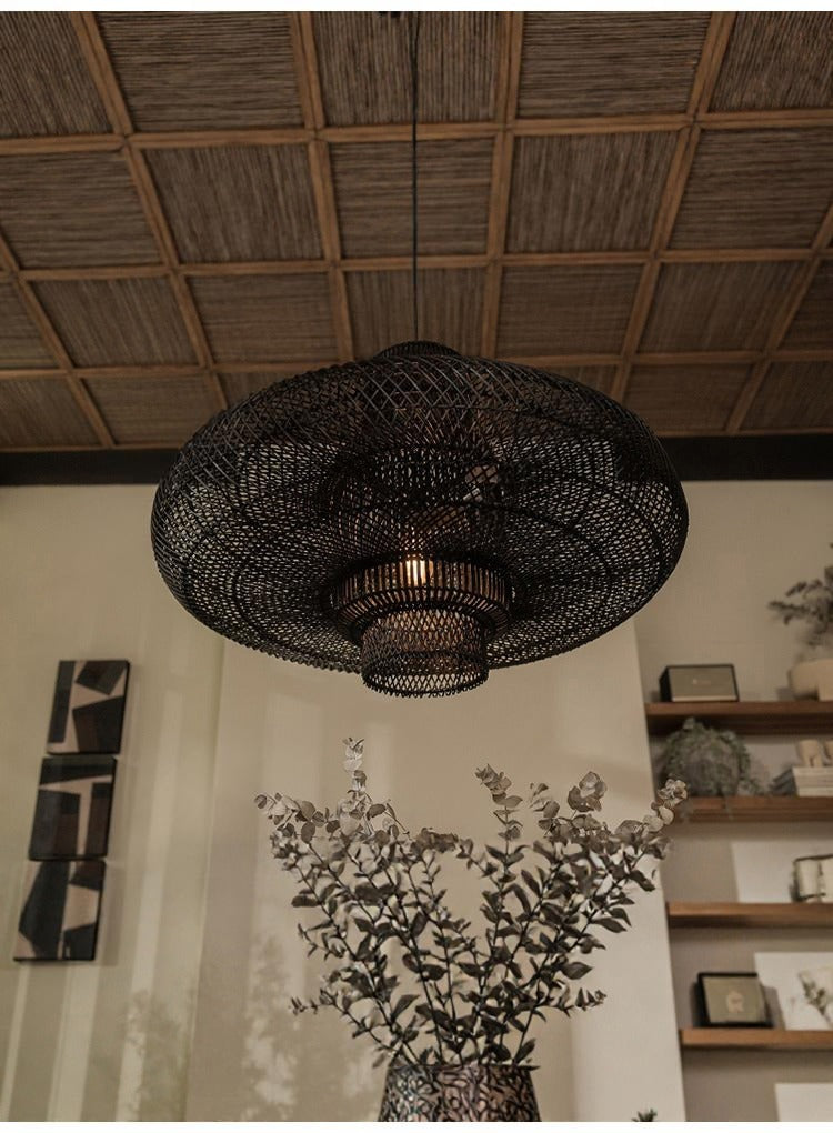 Organo Woven Bamboo Pendant Light