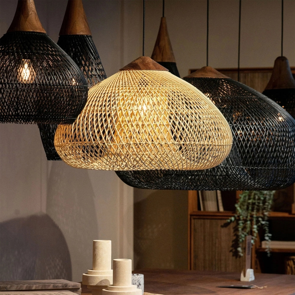 Bathari Wabi Sabi Rattan Pendant Light