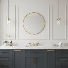 Varaudu Antique Brass Oval Mirror Unlacquered Brass Mirror 369099917 - Antique Brass Bathroom Mirror, Vanity Wall Decor