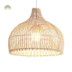 Belle Dome Rattan Pendant Light