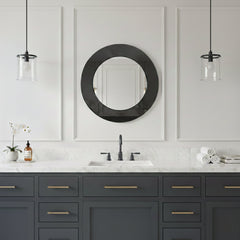 Varaudu Gold Round Wall Mirror Handmade Brass Bathroom Mirror 369099658 - Antique Brass Bathroom Mirror, Vanity Wall Decor