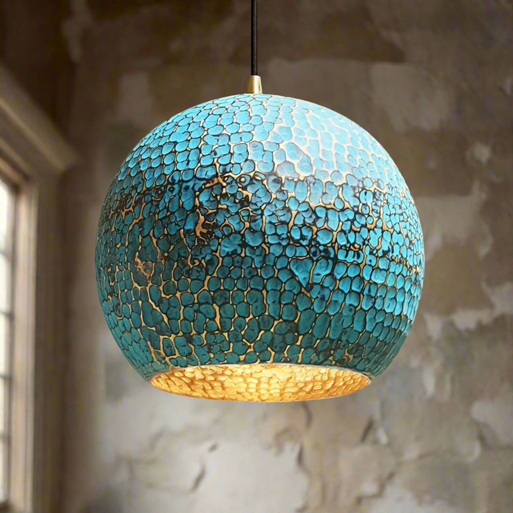 Oxidized Dome Pendant Light