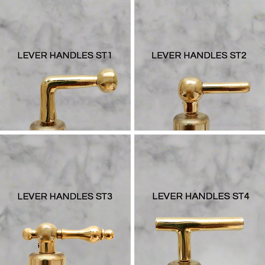 Widespread Brass Bathroom Faucet