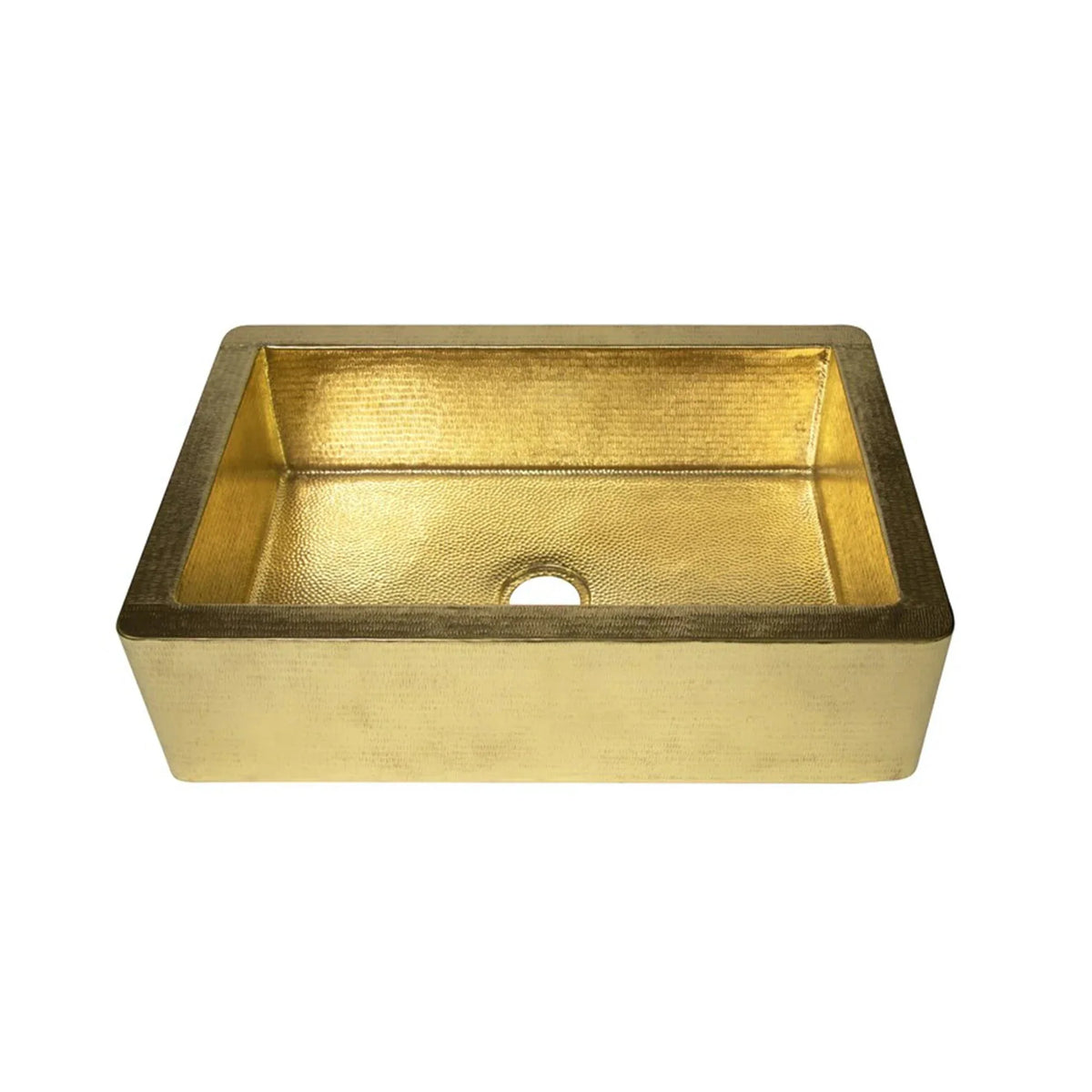 Handcrafted Brass Single Basin Farmhouse Kitchen Sink