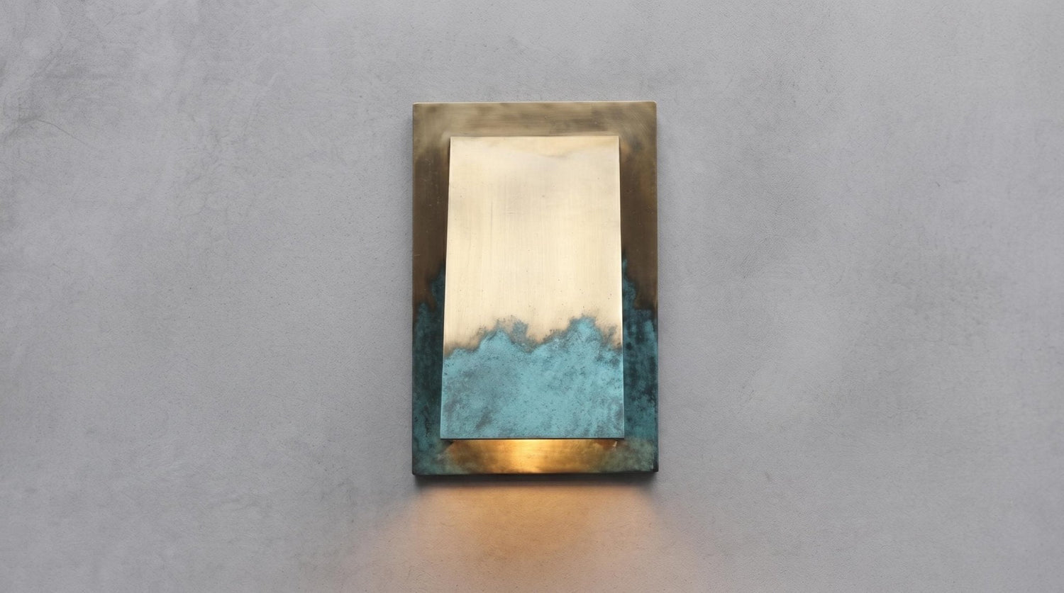 Brass Wall Sconce, Modern Triangle Wedge Wall Light, Solid Brass Indoor Outdoor Sconce, Geometric Entryway Hallway Wall Lamp Fixture