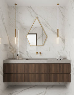 Varaudu Gold Brass Frame Mirror 369099645 - Antique Brass Bathroom Mirror, Vanity Wall Decor